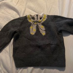 Bonpoint wool blend gray sweater. Precious. Says size 3 but it fits more like 2